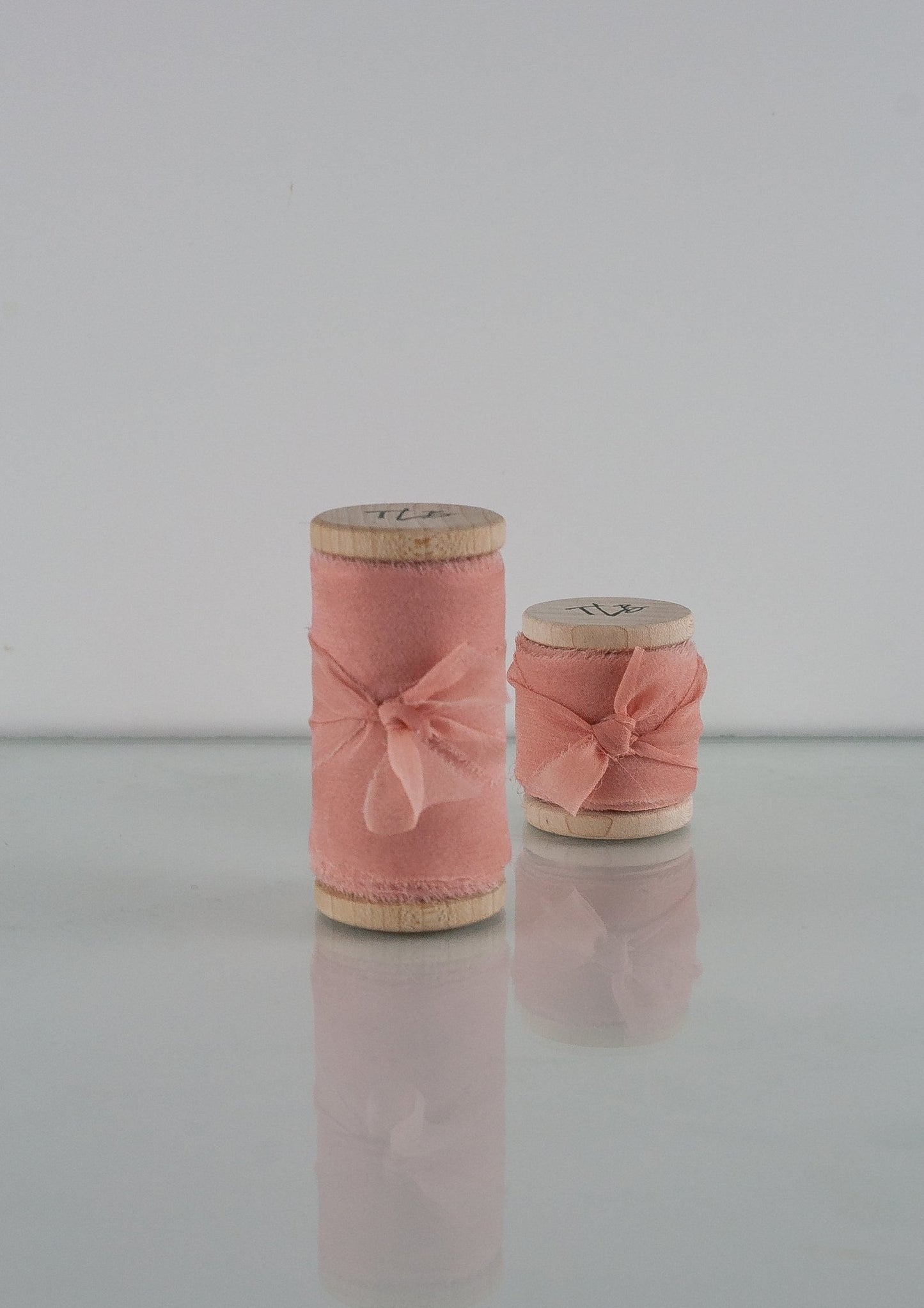 Peach Pearl Silk Gauze Ribbon *sale - The Lesser Bear