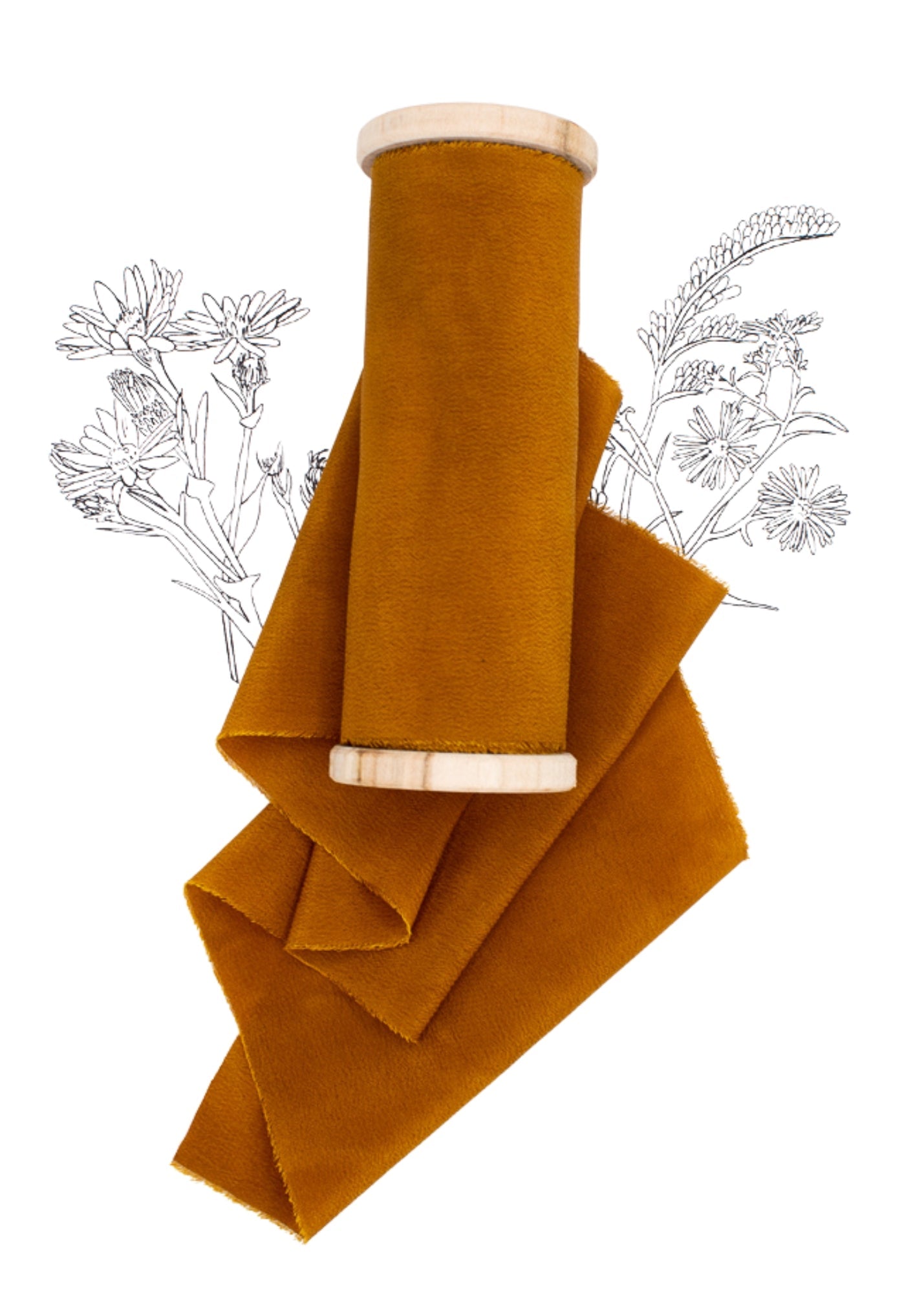 Auric Silk Ribbon in Crepe de Chine - The Lesser Bear