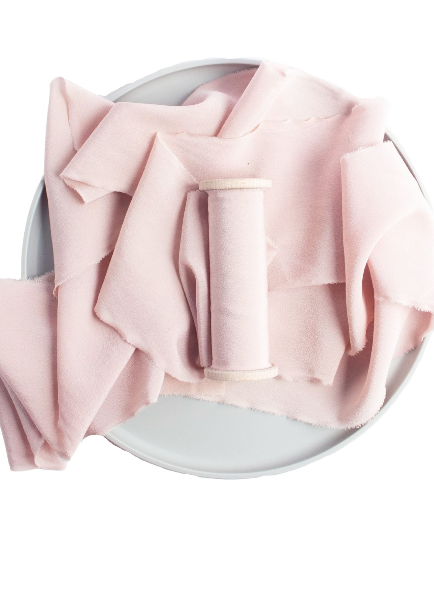 Lilac Crepe de Chine Silk Ribbon - The Lesser Bear