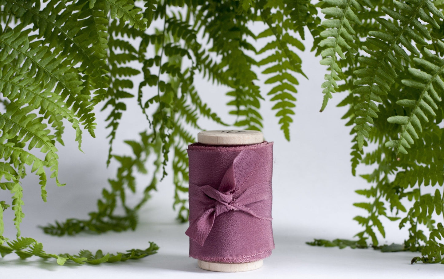 Merlot Crepe de Chine Silk Ribbon - The Lesser Bear