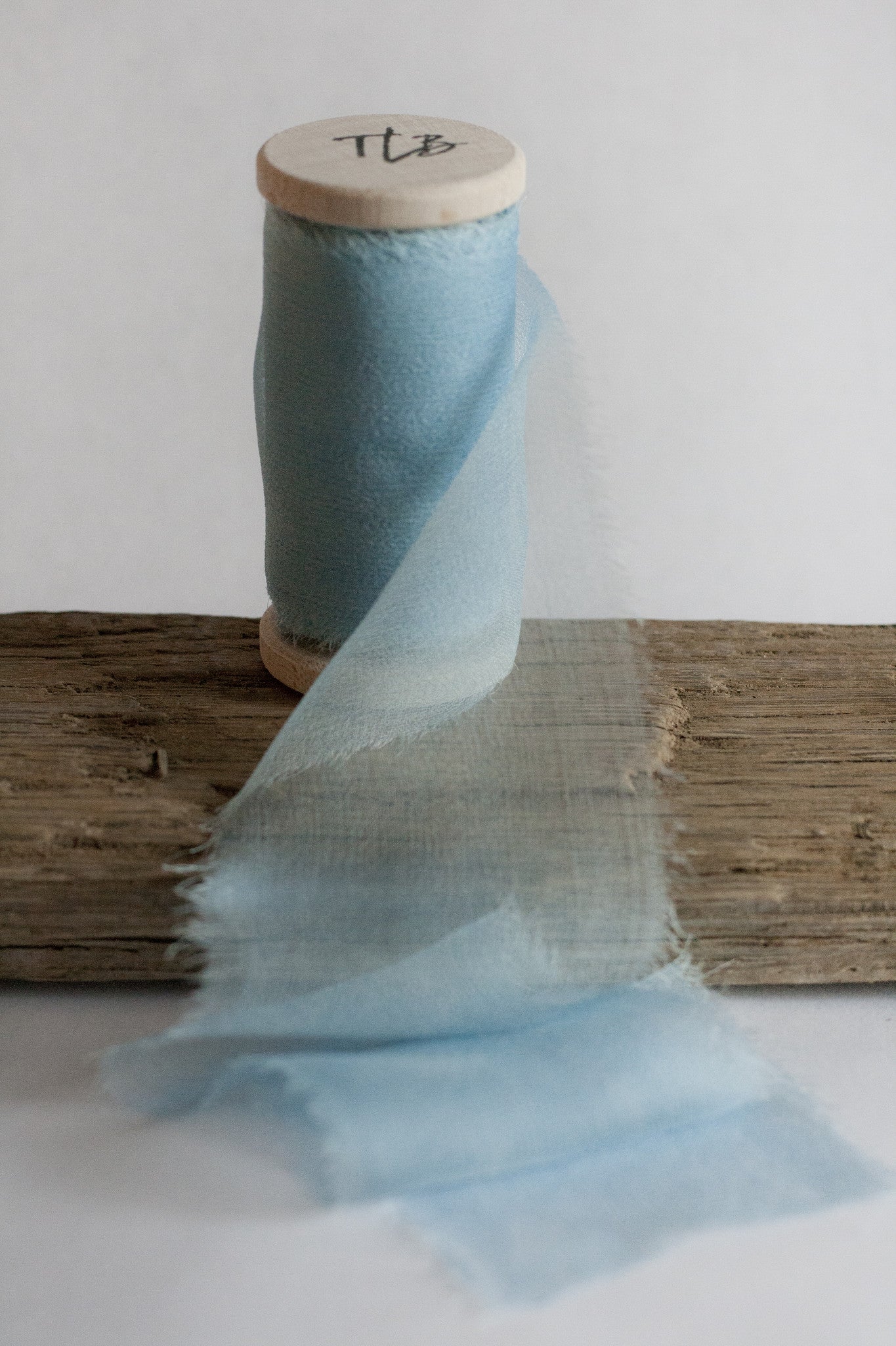 Load image into Gallery viewer, Ombre Sky Gauze Silk Ribbon *Sale - The Lesser Bear
