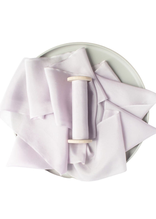 Orchid Habotai Silk Ribbon - The Lesser Bear