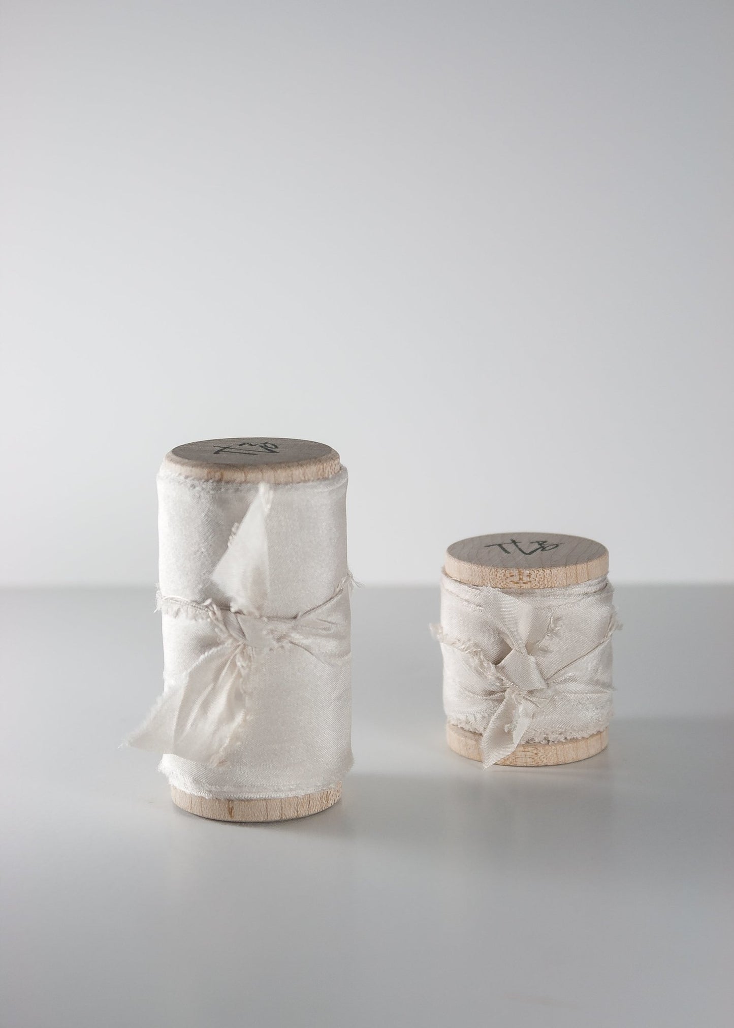 Platinum Habotai Silk Ribbon - The Lesser Bear