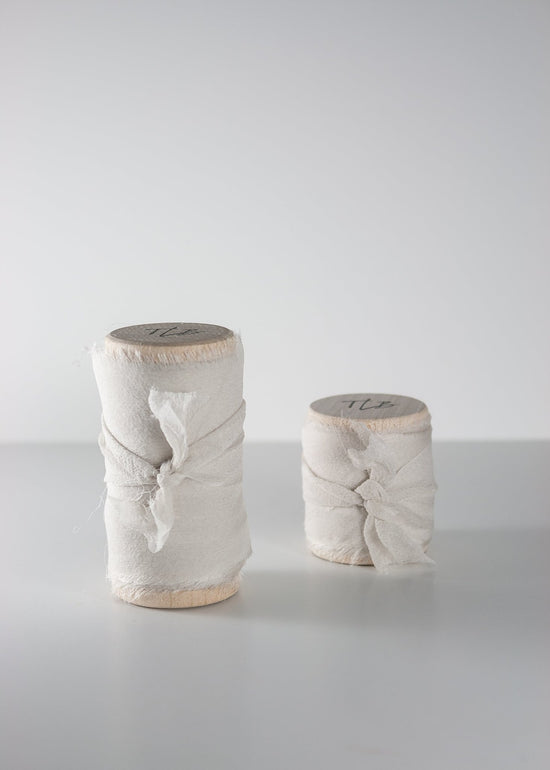 Platinum Silk Gauze Ribbon - The Lesser Bear