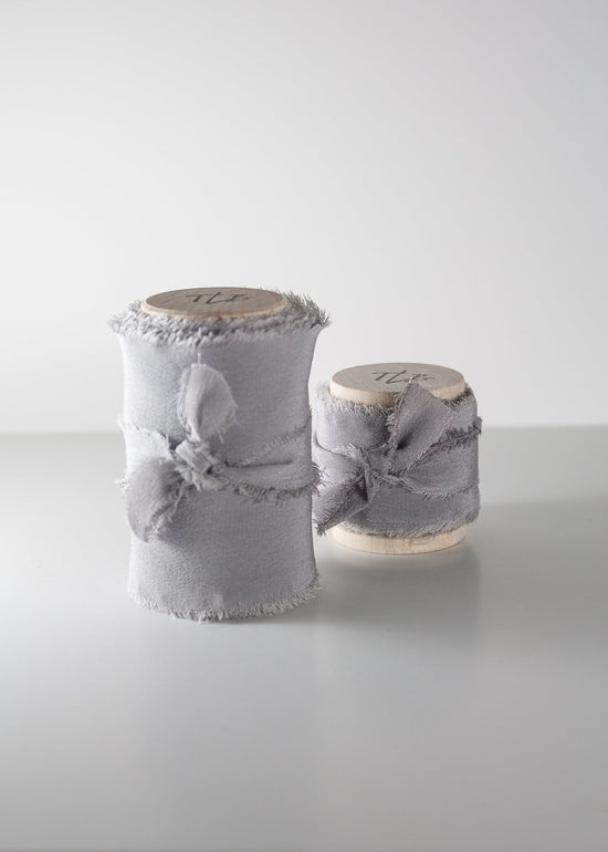 Silver Lake Crepe de Chine Silk Ribbon - The Lesser Bear