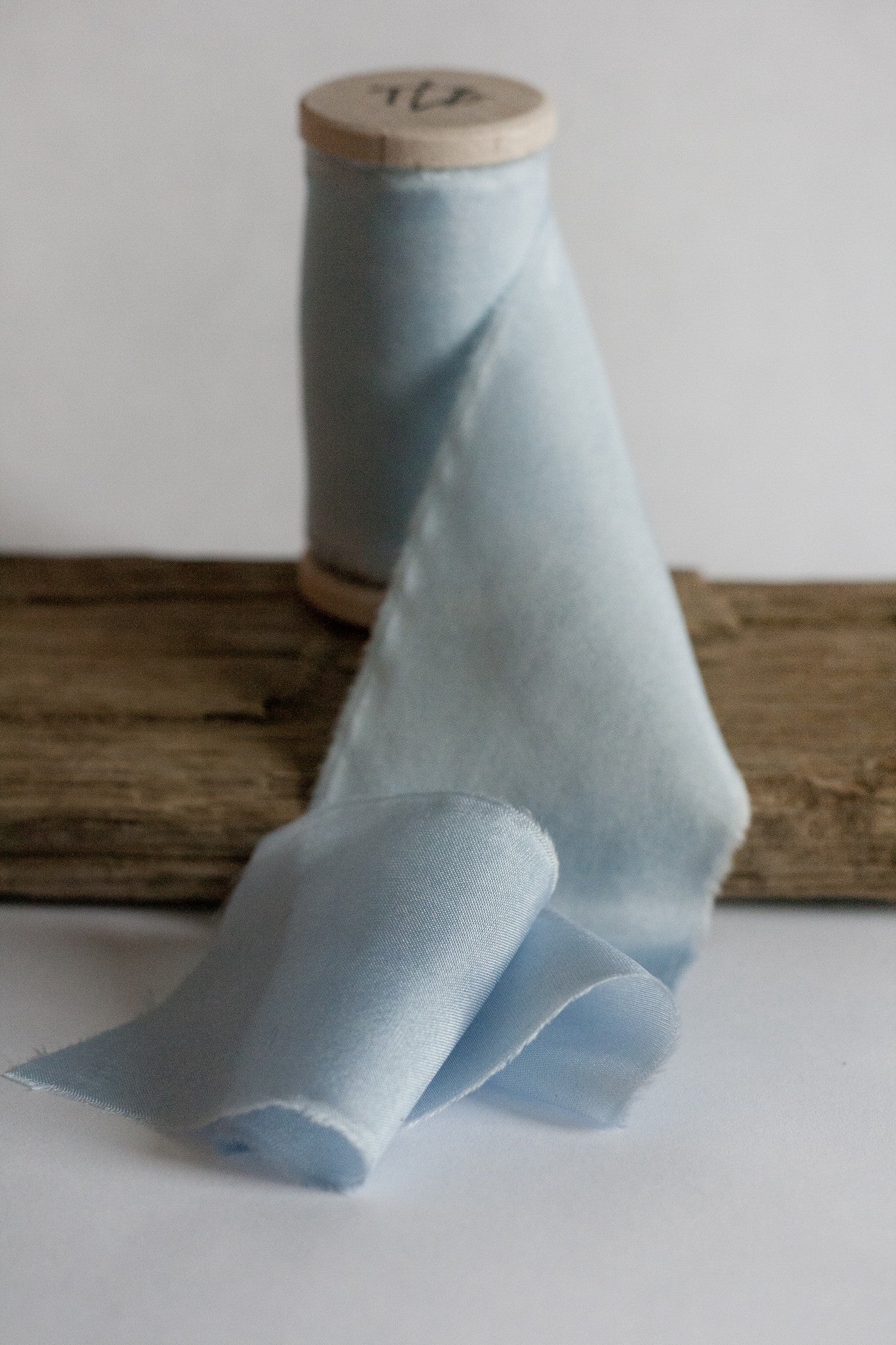 Sky Habotai Silk Ribbon - The Lesser Bear
