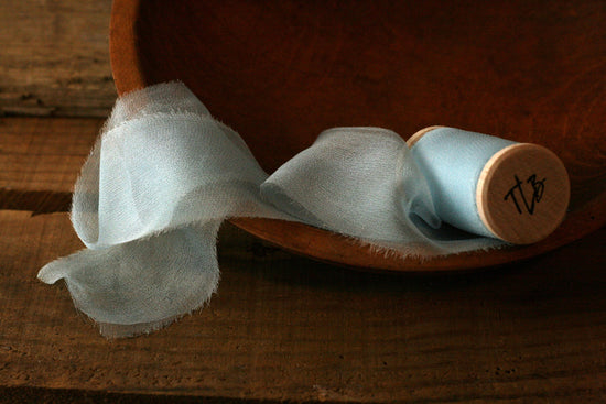 Sky Silk Gauze Ribbon - The Lesser Bear