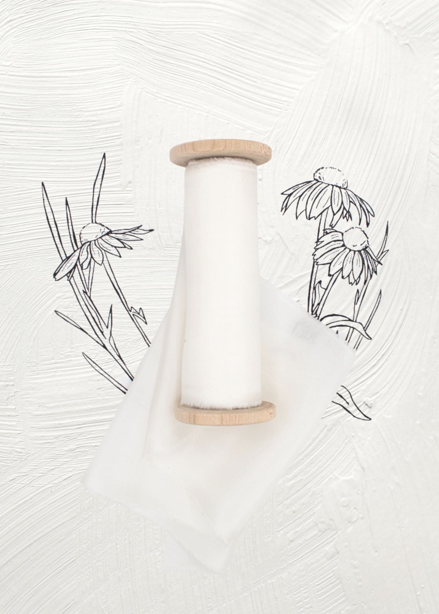 Snow Habotai Silk Ribbon - The Lesser Bear